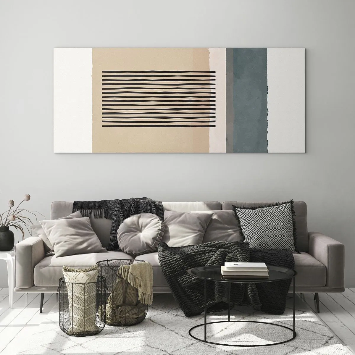 Billede på glas - Alt er i god stand - 90x30 cm