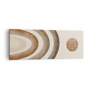 Lærredstryk - Billede på lærred - I en galakse langt, langt væk - 140x50 cm