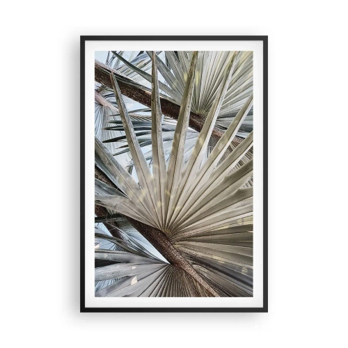 Plakat i sort ramme - Ventilatorer i troperne - 61x91 cm