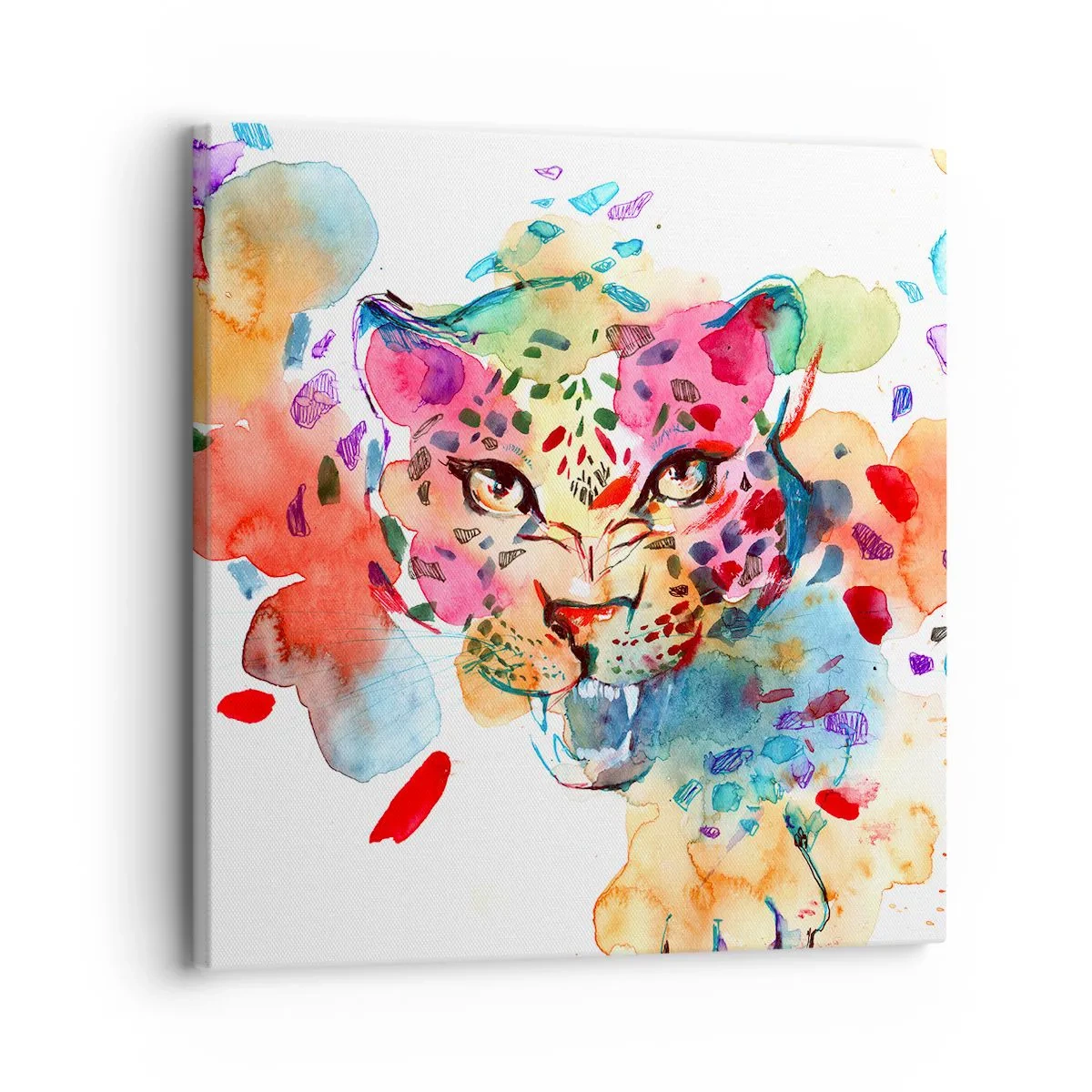 Lærredstryk - Billede på lærred - Skønheden og udyret - 30x30 cm