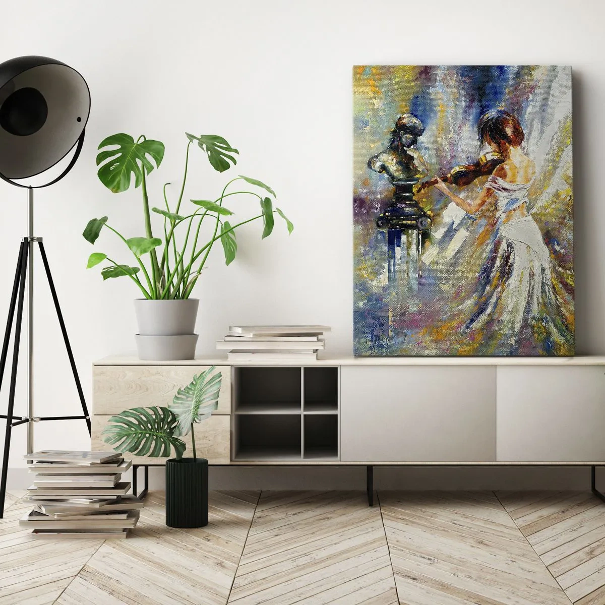 Lærredstryk - Billede på lærred - Genopliv med følelse - 50x70 cm