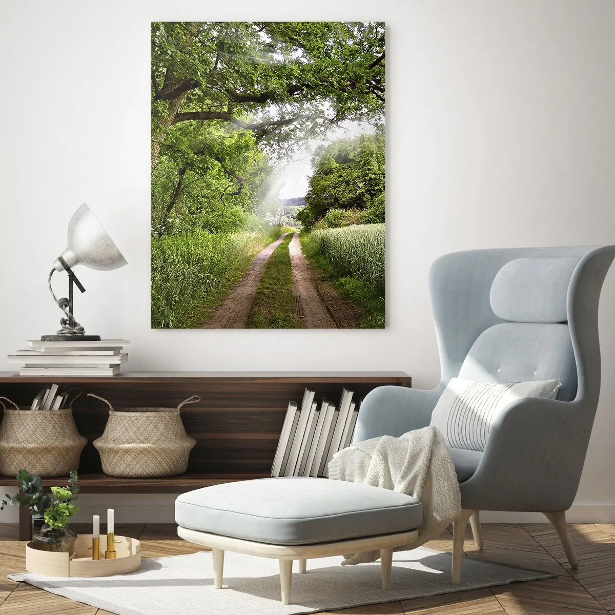 Billede på glas - Et in Arcadia ego - 50x70 cm
