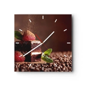 Vægur, Uret - Livet er sødt - 30x30 cm