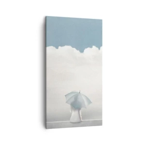 Lærredstryk - Billede på lærred - På kanten af virkelighed og drømme - 45x80 cm