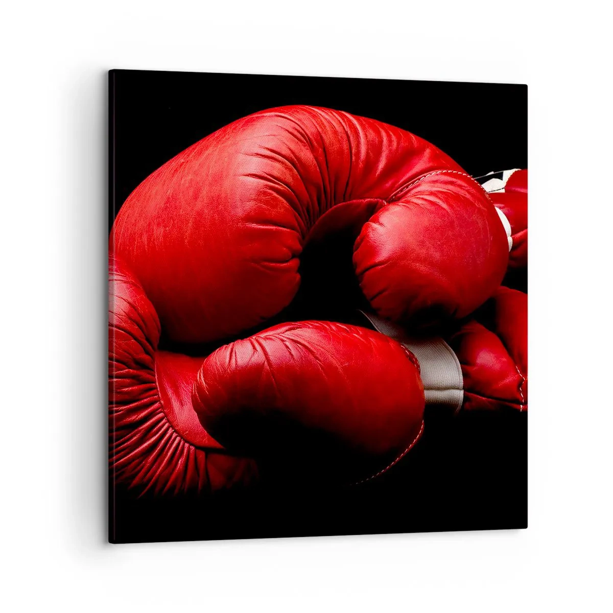 Lærredstryk - Billede på lærred - Kampens spænding bag os - 50x50 cm