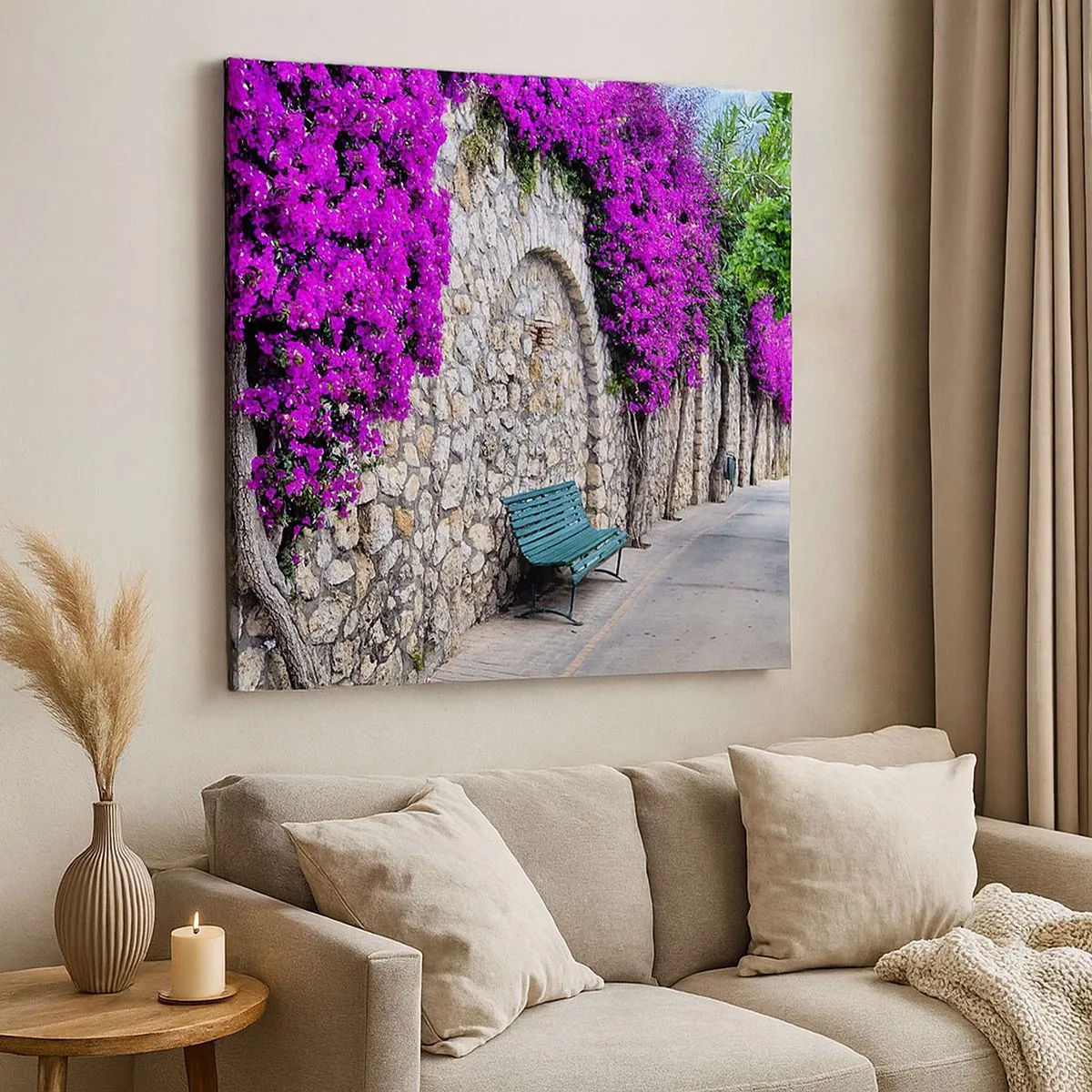 Lærredstryk - Billede på lærred - Lad os mødes så hurtigt som muligt - 30x30 cm