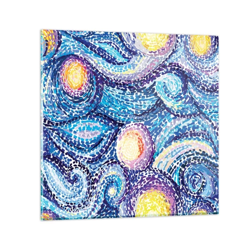Billede på glas - Fra et maleri af van Gogh - 40x40 cm