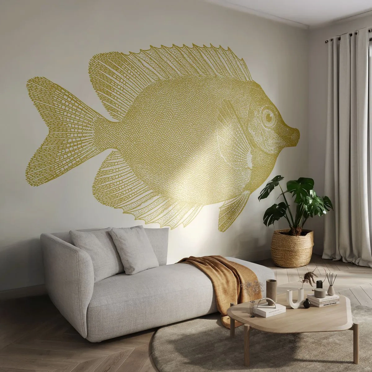 Fototapet Standard Eco - Fisk og det er det - Fisk, Ved havet, Dyr - 350x256 cm