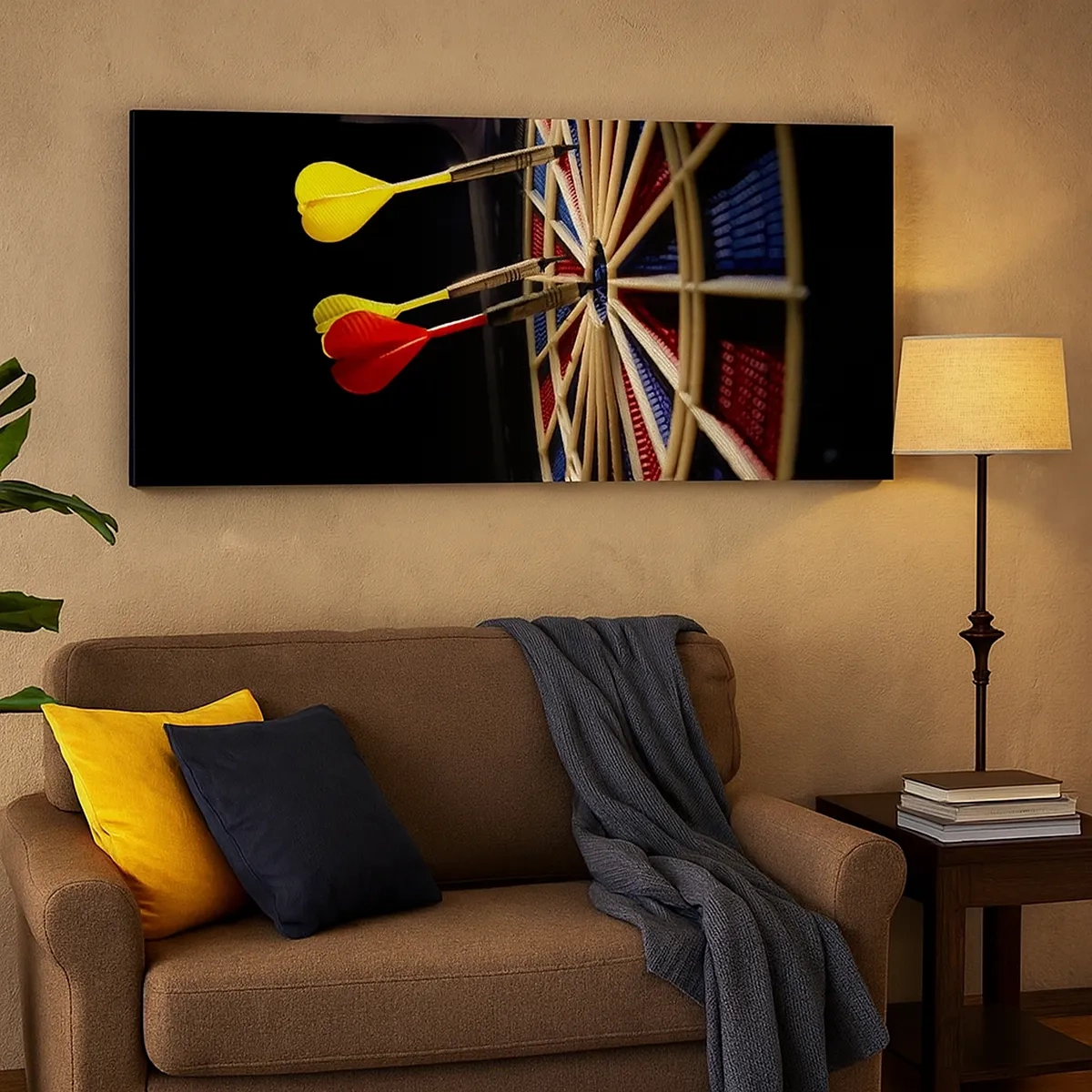 Lærredstryk - Billede på lærred - Lige til sagen - 30x30 cm