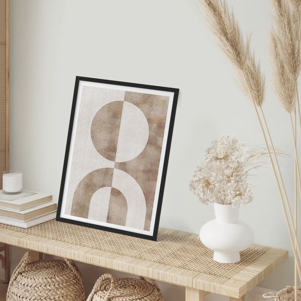 Plakat i sort ramme - Ligheder og forskelle - 30x40 cm