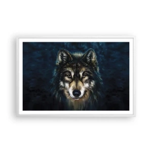 Plakat i hvid ramme - Alfa? Og omega - 91x61 cm