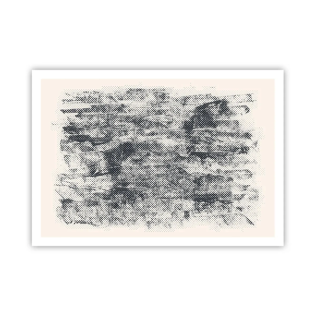 Plakat - Tågeagtig sammensætning - 100x70 cm