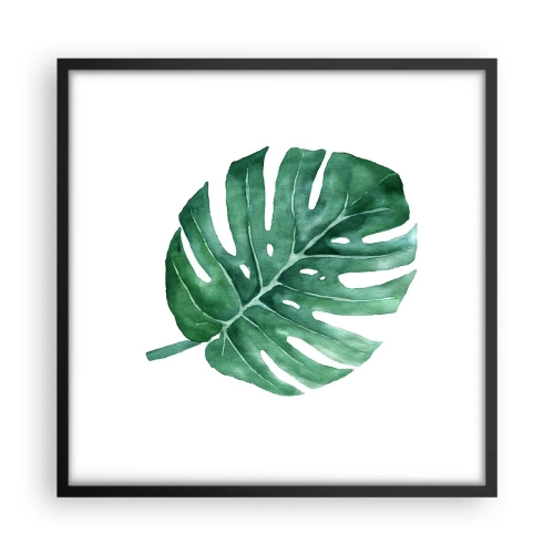 Plakat i sort ramme - Grønt koncept - 50x50 cm