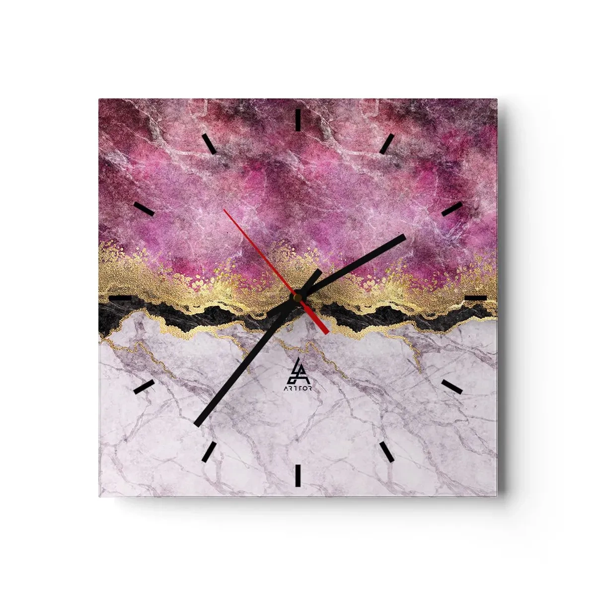 Vægur, Uret - På grænsen - 30x30 cm