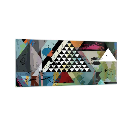 Billede på glas - Hvor enkelt - 100x40 cm