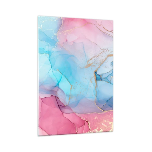 Billede på glas - Møde og gennemtrængning - 50x70 cm