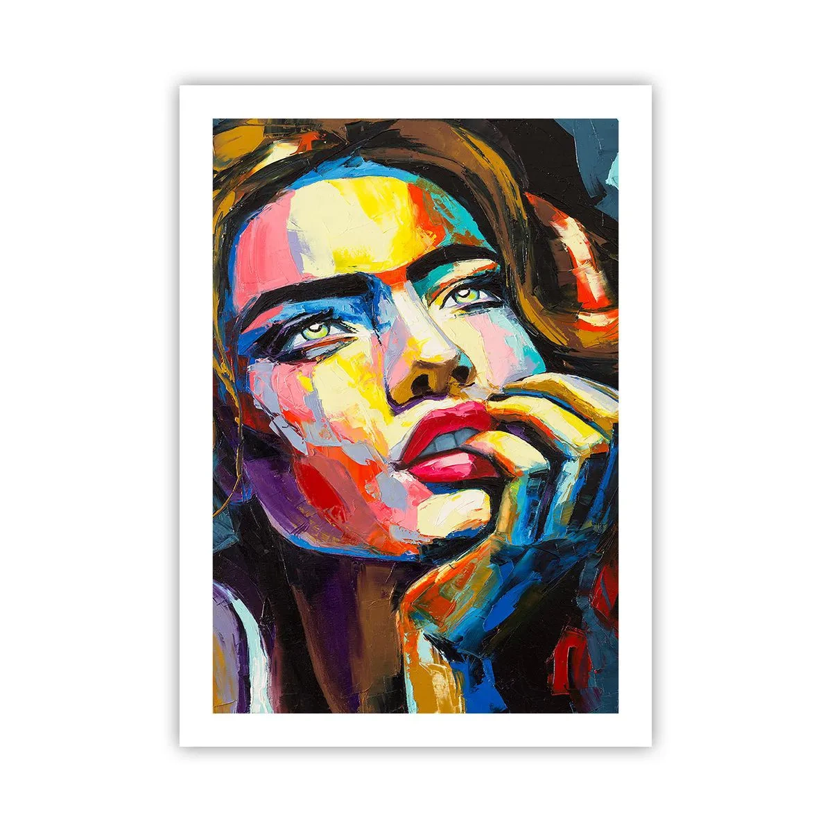 Plakat - Drømme som fugle svæver gennem himlen - 50x70 cm