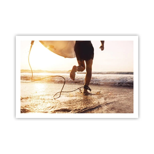 Plakat - For at møde bølgen - 91x61 cm