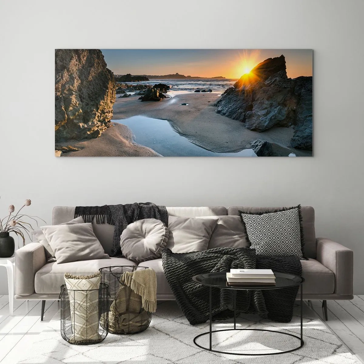 Billede på glas - Uberørt af menneskehånd - 90x30 cm