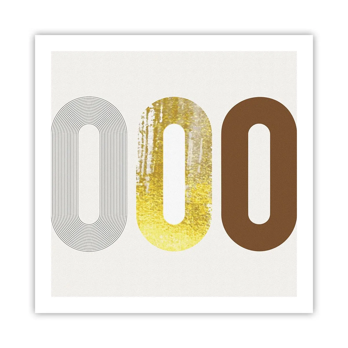 Plakat - Åhhh! - 60x60 cm