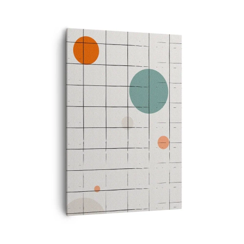 Lærredstryk - Billede på lærred - Fanget i en fælde. Os eller dem? - 70x100 cm