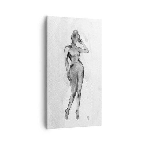 Lærredstryk - Billede på lærred - En undersøgelse af idealet om kvindelighed - 55x100 cm