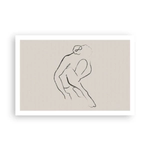 Plakat - Intim skitse - 91x61 cm