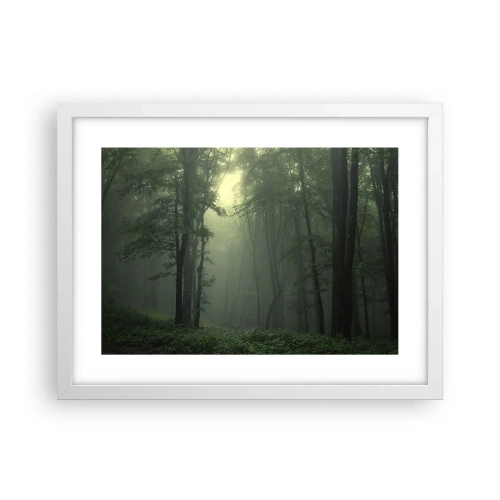 Plakat i hvid ramme - Før han vågner op - 40x30 cm
