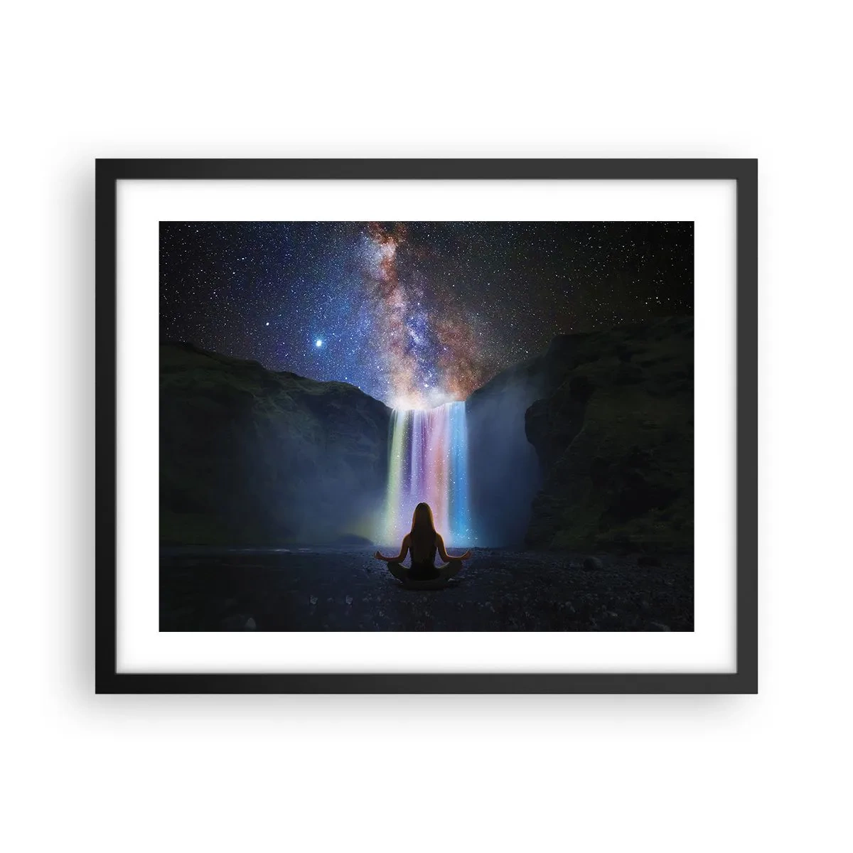 Plakat i sort ramme - Absolut harmoni - 50x40 cm