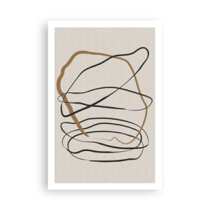 Plakat - Komposition - dans i besiddelse - 61x91 cm