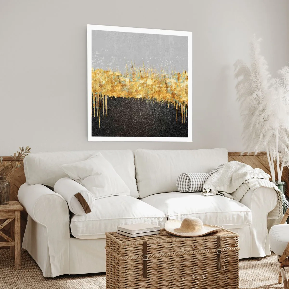 Plakat - Indad og opad - 60x60 cm