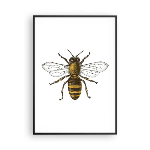 Plakat i sort ramme - Smuk og god - 70x100 cm