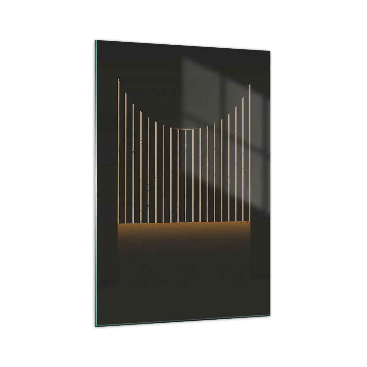 Billede på glas - Udforsk mørket - 70x100 cm