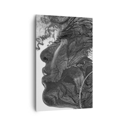 Lærredstryk - Billede på lærred - Forviklet i drømme - 80x120 cm