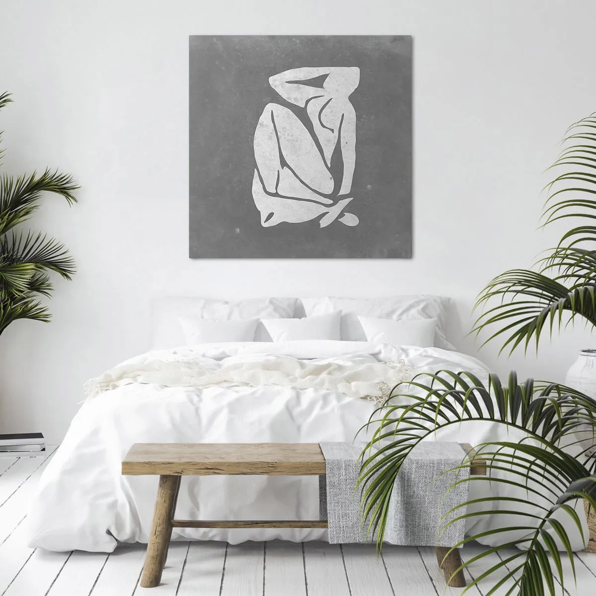 Lærredstryk - Billede på lærred - I drømmerier - 70x70 cm