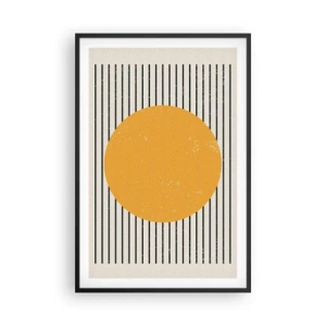 Plakat i sort ramme - Enkelthedens kraft - 61x91 cm