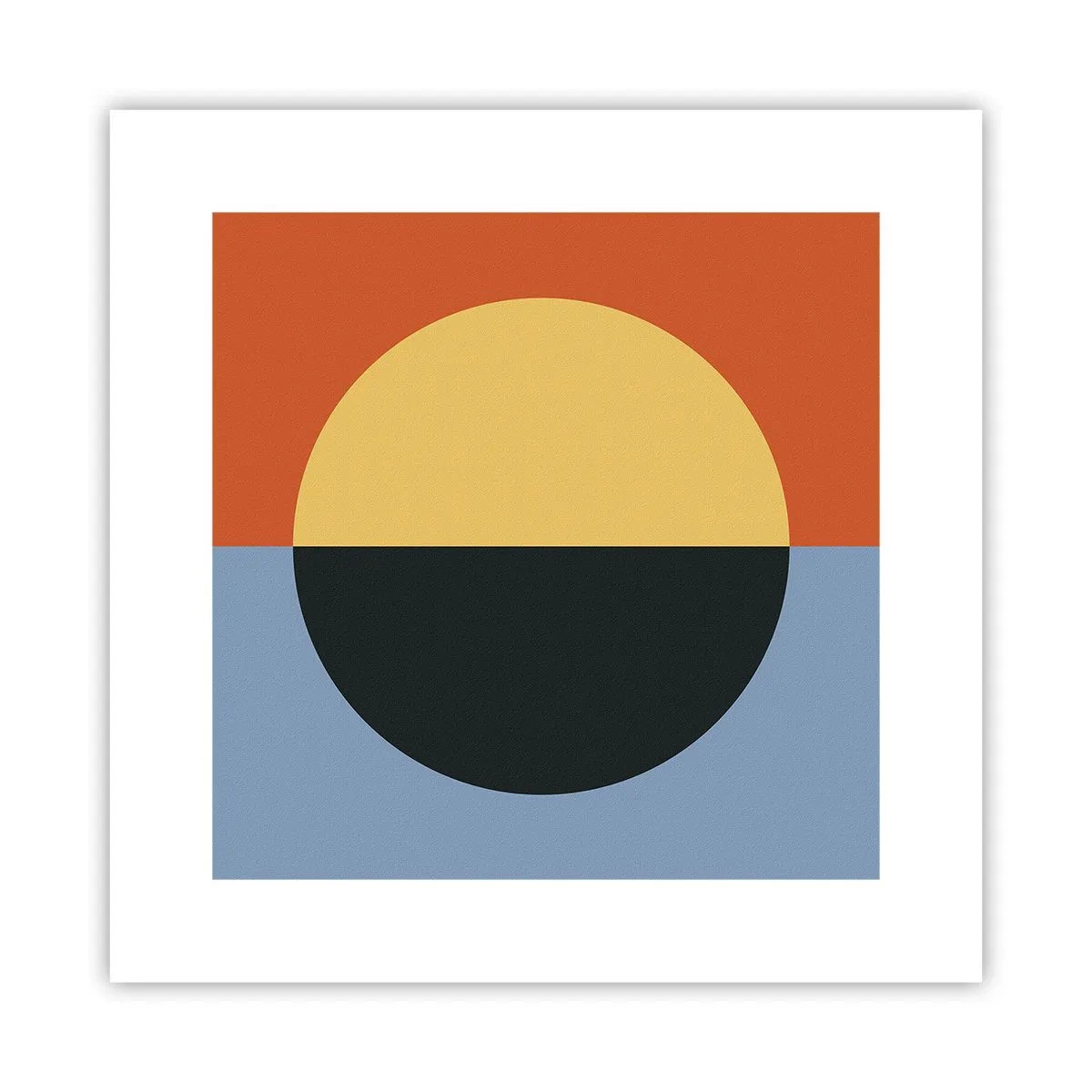 Plakat - En sammensætning af varme og kølighed - 30x30 cm