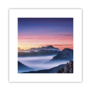 Plakat - Over dalene - 30x30 cm