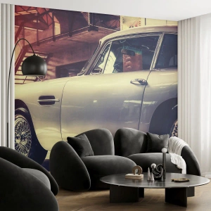 Fototapet Premium Canvas - Klassikere bliver ikke gamle - Bil, Automotive, Årgang - 350x256 cm