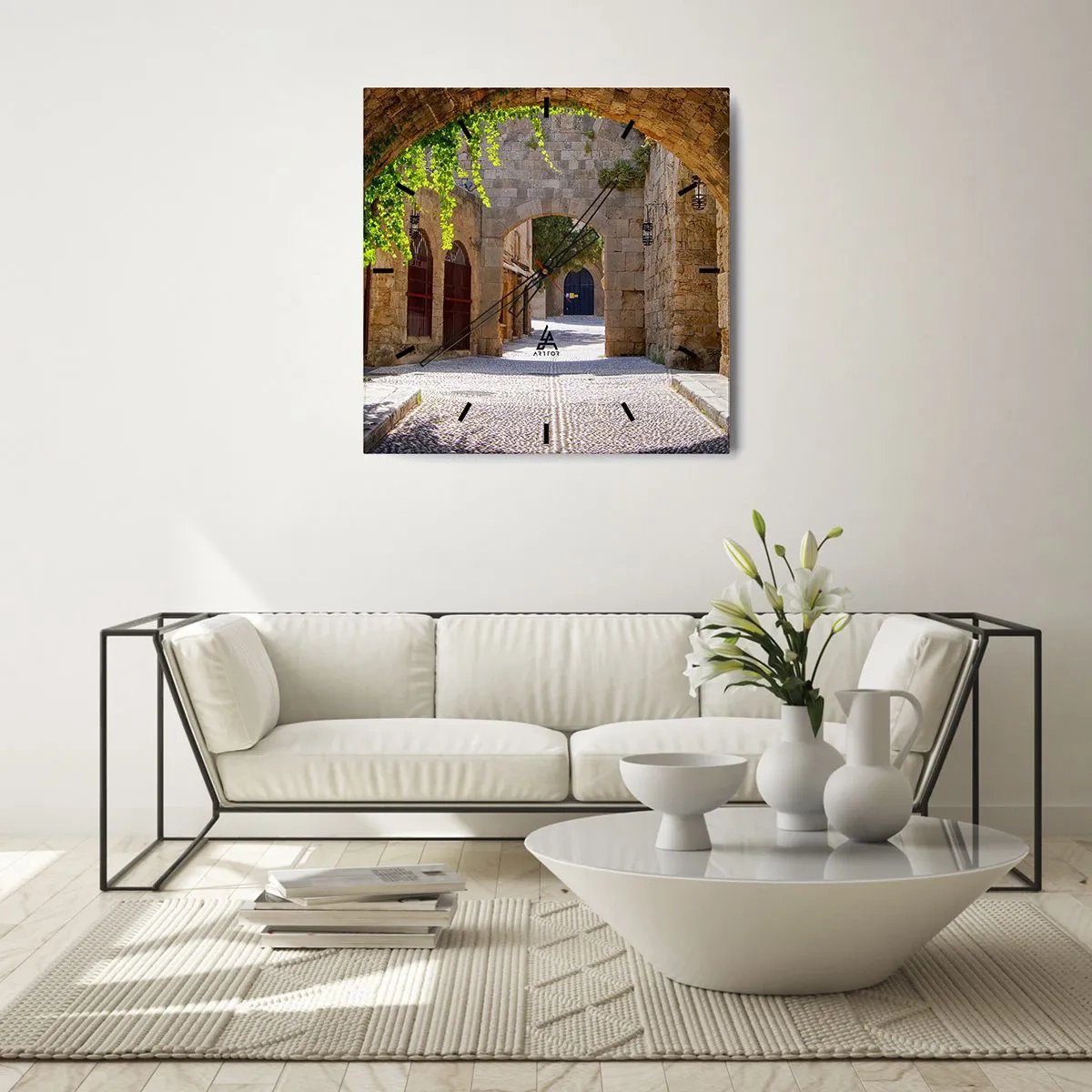 Vægur, Uret - Et optog vil snart dukke op - 40x40 cm