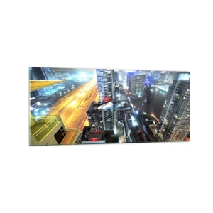 Billede på glas - Et mirakel i ørkenen - 120x50 cm