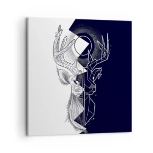 Lærredstryk - Billede på lærred - Modsætningernes kamp og enhed - 50x50 cm