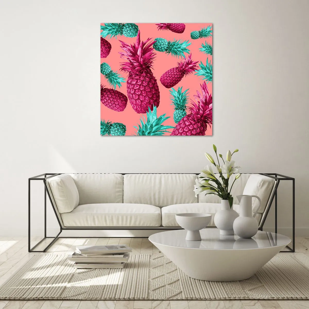 Billede på glas - Frihed er sødt - 60x60 cm