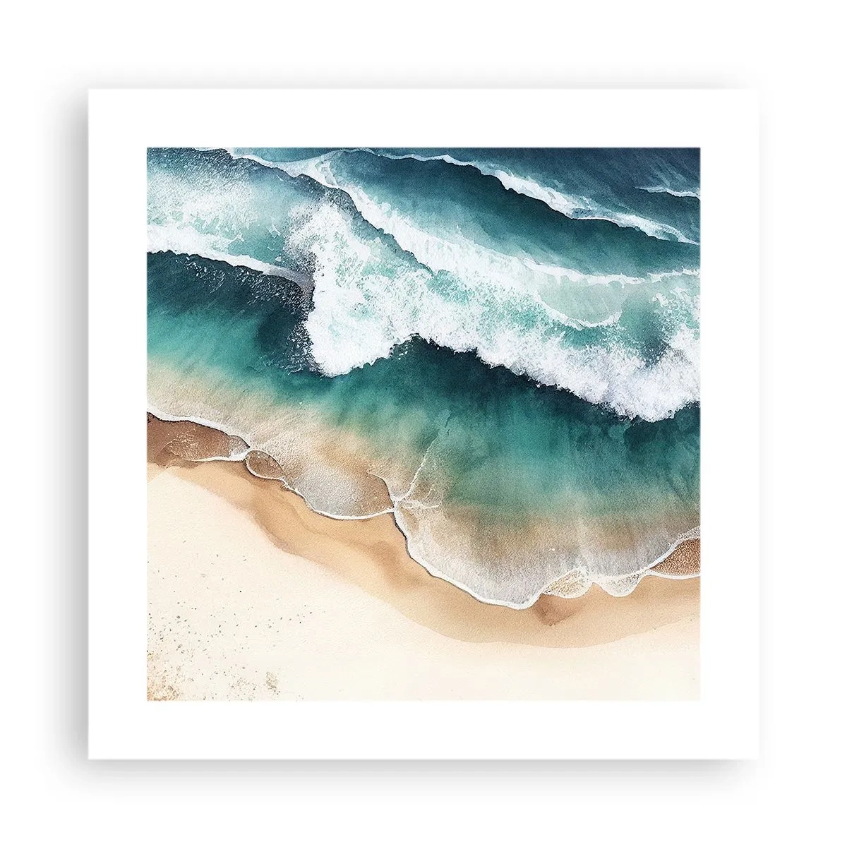 Plakat - Et evigt møde - 40x40 cm