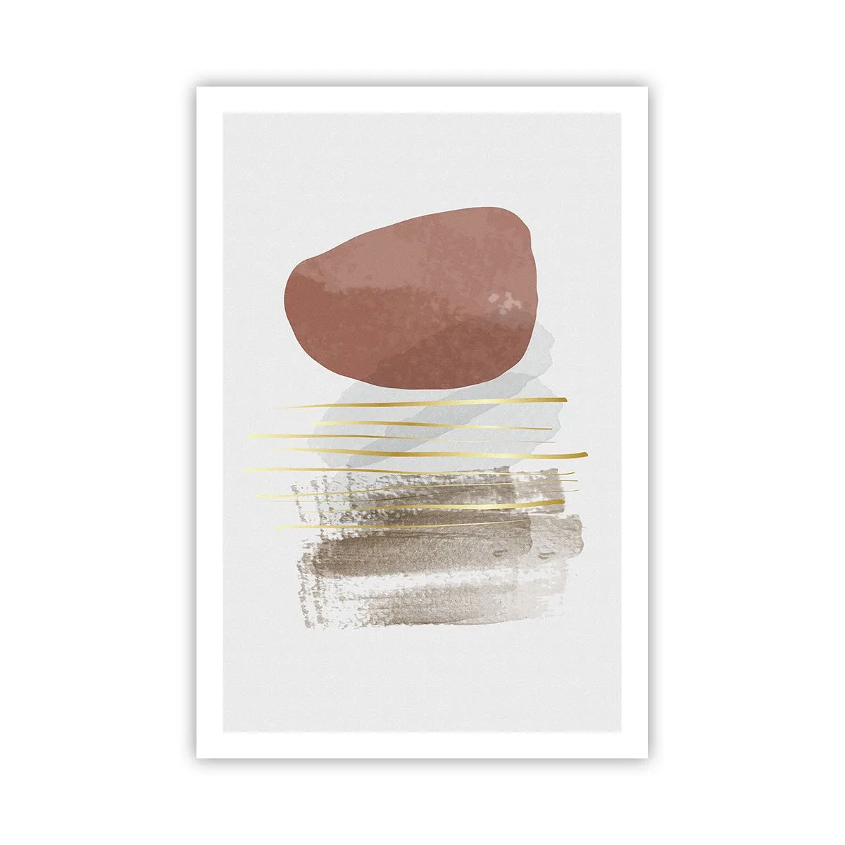 Plakat - Abstrakt kolonnade - 61x91 cm