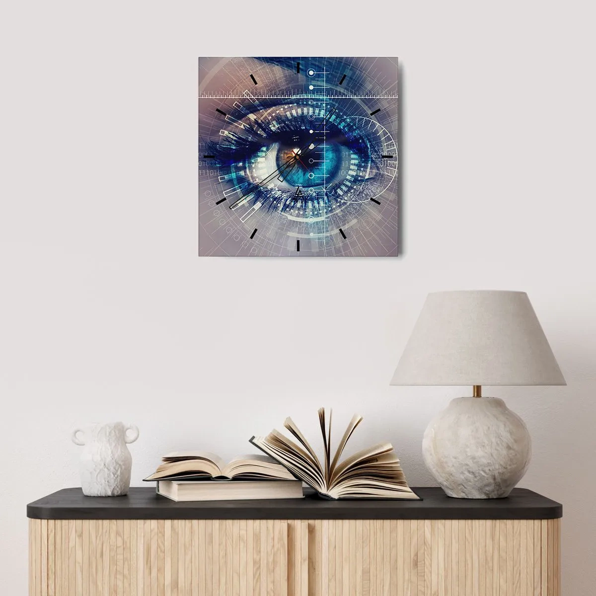 Vægur, Uret - Du tror, ​​du kender mig - 40x40 cm