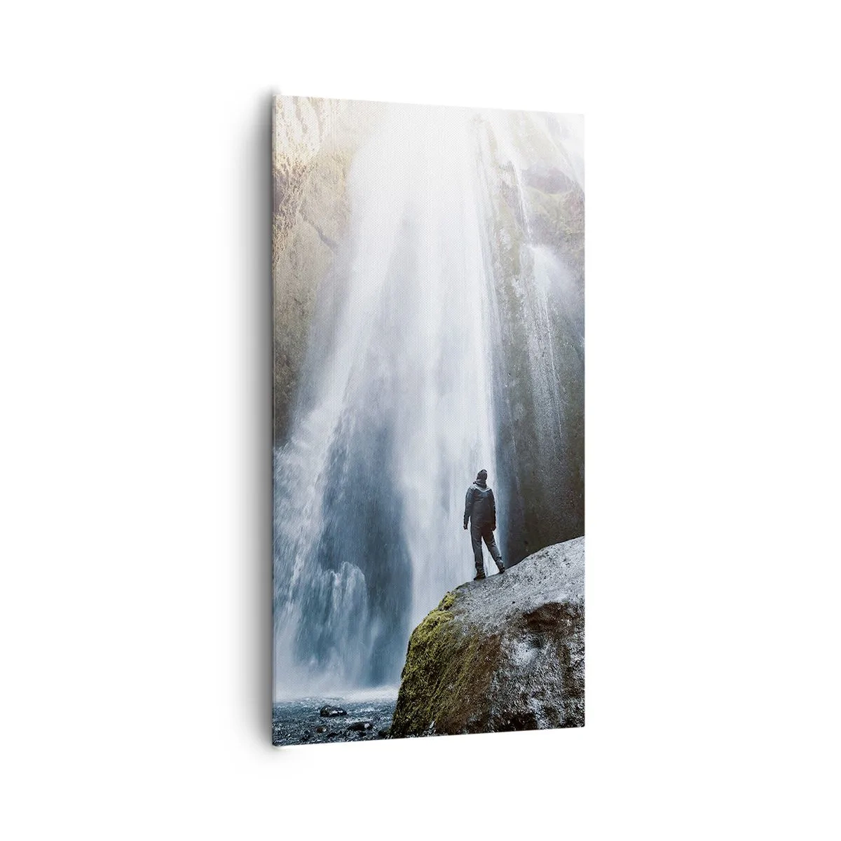 Lærredstryk - Billede på lærred - Genskabelse af proportioner - 65x120 cm