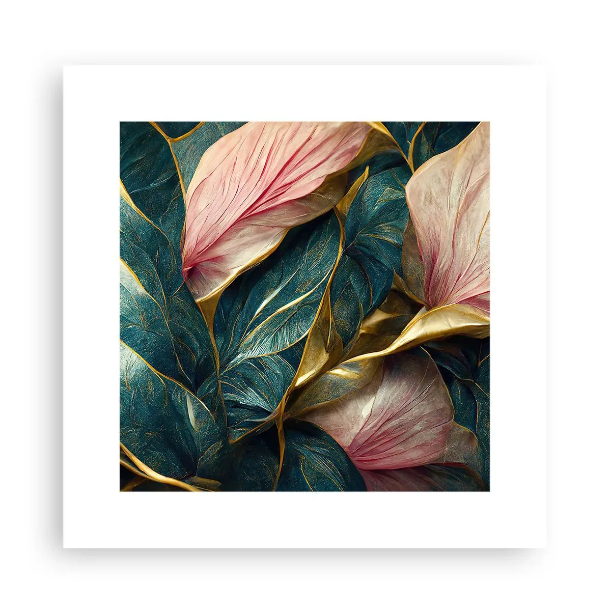 Plakat - Naturlig elegance og stil - 30x30 cm