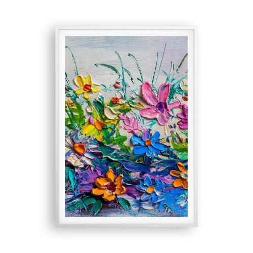 Plakat i hvid ramme - Overhovedet ikke et stilleben - 70x100 cm