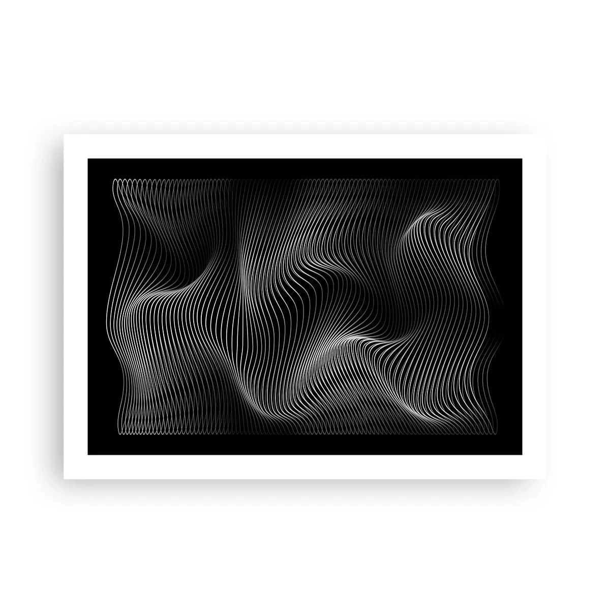 Plakat - Lysets dans i rummet - 70x50 cm